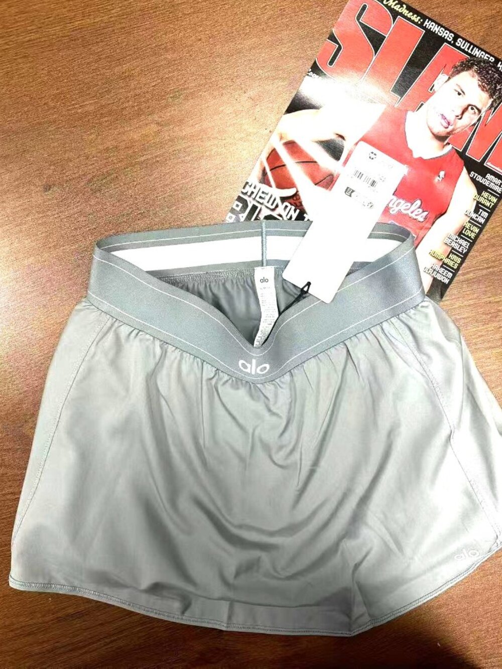 🎀Alo Grey Tennis Skirt 🎀 Sporty High-Waisted Low-Waisted Versatile - Picture 3 of 4